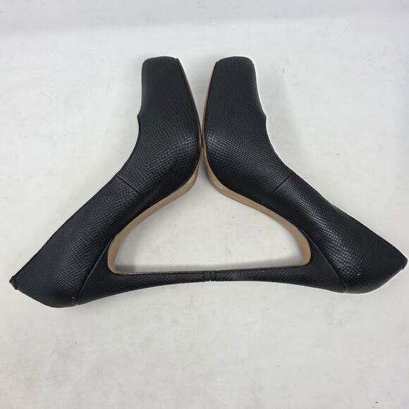 Jessica Simpson Black Platform High Heels Pumps Womens Size 10 - Picture 6 of 10